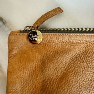 The original Clare V leather flat clutch